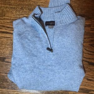 Black Barrow Quarter Zip Sweater